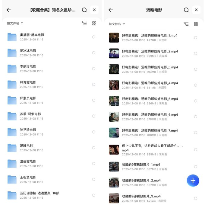 【收藏合集】知名女星珍藏经典电影，共15位人间尤物：奥黛丽·赫本、范冰冰、李丽珍、林青霞、邱淑贞、苏菲·玛索、孙艺珍、汤唯、温碧霞、王祖贤、亚历珊德拉·达达里奥、叶子楣、张柏芝、张曼玉、赵奕欢。1080P内嵌中文字幕，共611GB。先存这份片单。