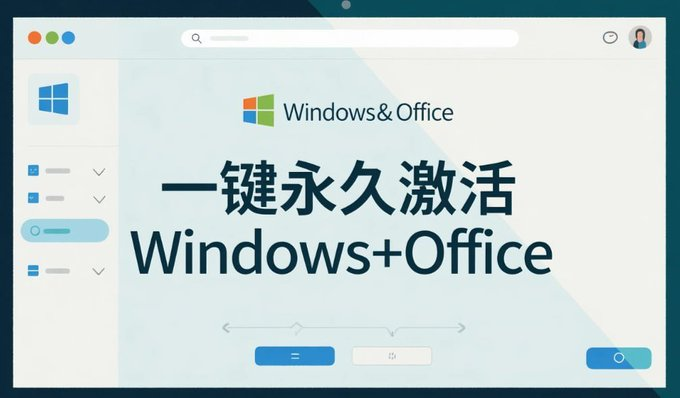 一键永久激活Windows+Office，全版本通用！